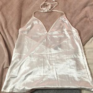 Satin Halter Top